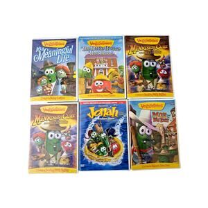 Six Sealed Veggie Tales DVDs Life Lessons